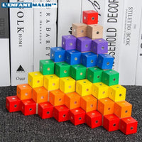 Bloc de construction magnétique - Cube magnétique pour enfant – L