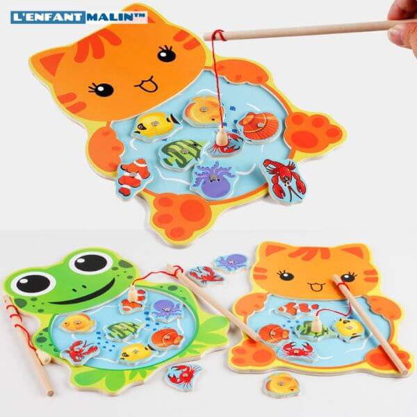 jeu de pêche magnétique en bois pêche magnetique enfant  puzzle enfant puzzle magnétique jeu magnétique jeu aimantés jeux aimantés puzzle magnetique enfant tangram montessori jeux éducatifs enfant malin boutique en ligne jeux magnétiques
