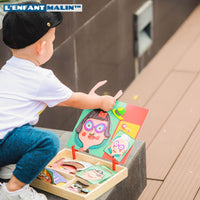 enfant qui joue en extérieur jeux créatifs jeu magnetique creabox boutique enfant malin