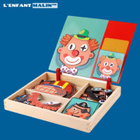 jeux créatifs jeu magnetique creabox boutique enfant malin les transports puzzle magnetique enfant puzzle bébé