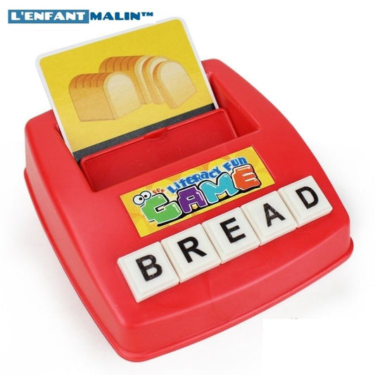 jeu éducatifs pour apprendre l anglais débutant avec carte illustré et lettres pour former des mots enfant malin