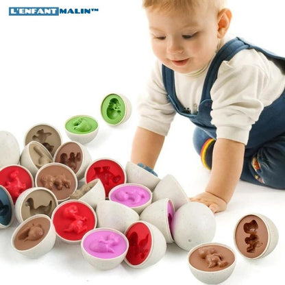 oeufs de paques pour enfant jeux créatifs motricité fine amélioration reconnaissance forme et couleurs 