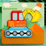 Puzzle enfant bois - Transpomax™