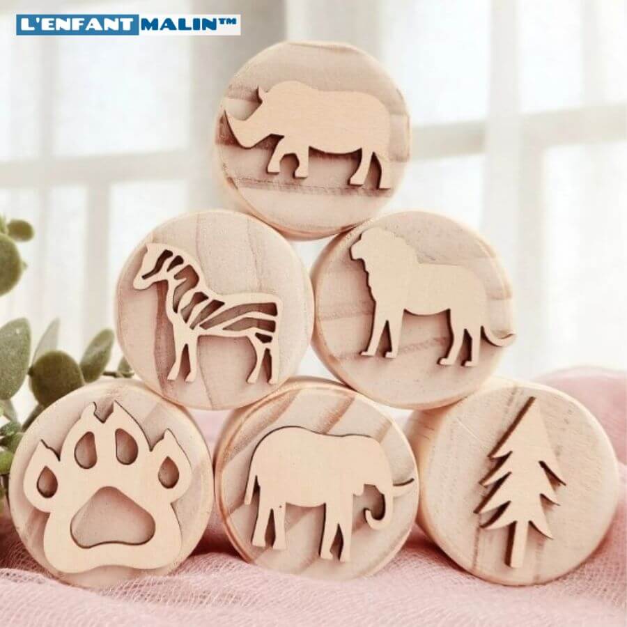 les animaux sauvages tampon jeux créatifs  tampon tampon bois pâte a modeler tampon enfant jeu creatif jeux creatif jeux creatifs jeu loisir creatif loisir creatif 8 ans coffret activités manuelles jeux creation jeux création kit bricolage enfant jeux de création jeux éducatifs boutique l'enfant malin famille parentalité moment de partage jouet en bois jouet bois jeu et jouet en bois jouets en bois jouet bois l'enfant malin boutique
